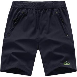 imageTBMPOY Mens Hiking Shorts Quick Dry Athletic Gym Workout Short with Zipper PocketsA7navy