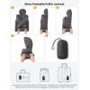 imageTBMPOY Mens Lightweight Packable Puffer Jackets Hooded Winter Bubble Coat Warm WaterResistant for Travel Casual HikingDark Grey