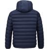 imageTBMPOY Mens Lightweight Packable Puffer Jackets Hooded Winter Bubble Coat Warm WaterResistant for Travel Casual HikingNavy