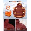 imageTBMPOY Mens Lightweight Packable Puffer Jackets Hooded Winter Bubble Coat Warm WaterResistant for Travel Casual HikingRed