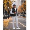 imageTBMPOY Mens Lightweight Packable Puffer Vest Sleeveless Puffy Outerwear WaterResistant Bubble Jackets Work Casual GolfBlack