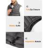 imageTBMPOY Mens Lightweight Packable Puffer Vest Sleeveless Puffy Outerwear WaterResistant Bubble Jackets Work Casual GolfDark Grey