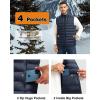 imageTBMPOY Mens Lightweight Packable Puffer Vest Sleeveless Puffy Outerwear WaterResistant Bubble Jackets Work Casual GolfNavy