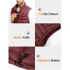 imageTBMPOY Mens Lightweight Packable Puffer Vest Sleeveless Puffy Outerwear WaterResistant Bubble Jackets Work Casual GolfWine Red