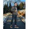 imageTBMPOY Mens Lightweight Packable Puffer Winter Jackets Puffy WaterResistant Bubble Insulated Coat for Travel Ski HikingDark Grey