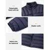 imageTBMPOY Mens Lightweight Packable Puffer Winter Jackets Puffy WaterResistant Bubble Insulated Coat for Travel Ski HikingNavy