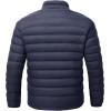 imageTBMPOY Mens Lightweight Packable Puffer Winter Jackets Puffy WaterResistant Bubble Insulated Coat for Travel Ski HikingNavy