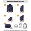 imageTBMPOY Mens Lightweight Packable Puffer Winter Jackets Puffy WaterResistant Bubble Insulated Coat for Travel Ski HikingNavy
