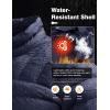 imageTBMPOY Mens Lightweight Packable Puffer Winter Jackets Puffy WaterResistant Bubble Insulated Coat for Travel Ski HikingNavy