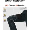 imageTBMPOY Womens Fleece Lined Ski Snow Pants Waterproof Winter Cargo Hiking Warm Thermal Softshell Insulated Outdoor PantDark Grey