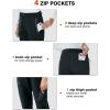imageTBMPOY Womens Fleece Lined Ski Snow Pants Waterproof Winter Cargo Hiking Warm Thermal Softshell Insulated Outdoor PantFull Dark Grey