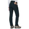 imageTBMPOY Womens Fleece Lined Ski Snow Pants Waterproof Winter Cargo Hiking Warm Thermal Softshell Insulated Outdoor PantFull Dark Grey