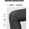 imageTBMPOY Womens Hiking Cargo Pants Lightweight Water Resistant Quick Dry Fishing Camping Travel Work Pant with 6 PocketsDark Grey