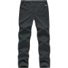 imageTBMPOY Mens Snow Ski Pants Waterproof Fleece Lined Insulated Softshell Winter Snowboard Hiking Zipper Bottom Leg2grey