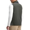 imageTBMPOY Mens Vest Casual Lightweight Thin Utility 3 Zip Pockets Stylish Sleeveless Jackets Summer Fall Golf Travel BusinessCharcoal Grey