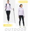 imageTBMPOY Womens Running Winter Jackets with Hood Warm Lightweight Insulated Water Resistant Puffer Jacket for Hiking GolfLight Purple