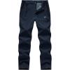 imageTBMPOY Mens Fleece Lined Snow Ski Pants Water Resistant Hiking Winter Outdoor Insulated Softshell Warm Snowboard PantsNavy