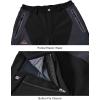 image:imageTBMPOY Mens Snow Pants Fleece Lined Hiking Winter Waterproof Softshell Ski Outdoor Insulated Climbing Pants Zipper Pockets1black