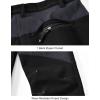 image:imageTBMPOY Mens Snow Pants Fleece Lined Hiking Winter Waterproof Softshell Ski Outdoor Insulated Climbing Pants Zipper Pockets1black