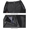 image:imageTBMPOY Mens Snow Pants Fleece Lined Hiking Winter Waterproof Softshell Ski Outdoor Insulated Climbing Pants Zipper Pockets1dark Gray