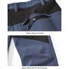 image:imageTBMPOY Mens Snow Pants Fleece Lined Hiking Winter Waterproof Softshell Ski Outdoor Insulated Climbing Pants Zipper Pockets1grey