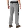 image:imageTBMPOY Mens Snow Pants Fleece Lined Hiking Winter Waterproof Softshell Ski Outdoor Insulated Climbing Pants Zipper Pockets1light Gray