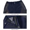 image:imageTBMPOY Mens Snow Pants Fleece Lined Hiking Winter Waterproof Softshell Ski Outdoor Insulated Climbing Pants Zipper Pockets1navy