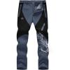 image:imageTBMPOY Mens Snow Pants Fleece Lined Hiking Winter Waterproof Softshell Ski Outdoor Insulated Climbing Pants Zipper Pockets1grey