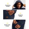 image:imageTBMPOY Mens Hooded Sweatsuits 2 Piece Set Hoodie Sweatshirt amp Jogger Sweatpants Jogging Sweat Track Suits Casual OutfitsDark Blue