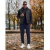 image:imageTBMPOY Mens Hooded Sweatsuits 2 Piece Set Hoodie Sweatshirt amp Jogger Sweatpants Jogging Sweat Track Suits Casual OutfitsDark Blue