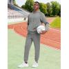 image:imageTBMPOY Mens Hooded Sweatsuits 2 Piece Set Hoodie Sweatshirt amp Jogger Sweatpants Jogging Sweat Track Suits Casual OutfitsDark Grey
