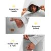 image:imageTBMPOY Mens Hooded Sweatsuits 2 Piece Set Hoodie Sweatshirt amp Jogger Sweatpants Jogging Sweat Track Suits Casual OutfitsLight Grey