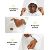 image:imageTBMPOY Mens Hooded Sweatsuits 2 Piece Set Hoodie Sweatshirt amp Jogger Sweatpants Jogging Sweat Track Suits Casual OutfitsWhite