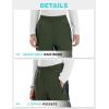 image:imageTBMPOY Boys Snow Ski Pants Kids Waterproof Fleece Lined Winter Hiking Snowboard Insulated Warm Pants Zipper PocketsArmy Green01