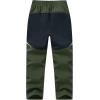 image:imageTBMPOY Boys Snow Ski Pants Kids Waterproof Fleece Lined Winter Hiking Snowboard Insulated Warm Pants Zipper PocketsArmy Green01