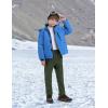 image:imageTBMPOY Boys Snow Ski Pants Kids Waterproof Fleece Lined Winter Hiking Snowboard Insulated Warm Pants Zipper PocketsArmy Green02