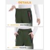 image:imageTBMPOY Boys Snow Ski Pants Kids Waterproof Fleece Lined Winter Hiking Snowboard Insulated Warm Pants Zipper PocketsArmy Green02