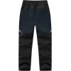 image:imageTBMPOY Boys Snow Ski Pants Kids Waterproof Fleece Lined Winter Hiking Snowboard Insulated Warm Pants Zipper PocketsBlack01