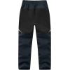 image:imageTBMPOY Boys Snow Ski Pants Kids Waterproof Fleece Lined Winter Hiking Snowboard Insulated Warm Pants Zipper PocketsDark Grey01
