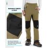 image:imageTBMPOY Boys Snow Ski Pants Kids Waterproof Fleece Lined Winter Hiking Snowboard Insulated Warm Pants Zipper PocketsKhaki01