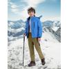 image:imageTBMPOY Boys Snow Ski Pants Kids Waterproof Fleece Lined Winter Hiking Snowboard Insulated Warm Pants Zipper PocketsKhaki02