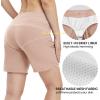 image:imageTBMPOY Womens Board Shorts 7 High Waisted Swim Beach Quick Dry Shorts with Zipper Pockets Water Liner Bathing BottomLight Pink