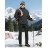 image:imageTBMPOY Mens Puffer Jacket Lightweight Hooded Winter Warm WaterResistant Coat for Ski Casual TravelBlack