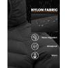image:imageTBMPOY Mens Puffer Jacket Lightweight Hooded Winter Warm WaterResistant Coat for Ski Casual TravelBlack