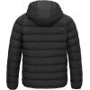 image:imageTBMPOY Mens Puffer Jacket Lightweight Hooded Winter Warm WaterResistant Coat for Ski Casual TravelBlack
