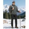 image:imageTBMPOY Mens Puffer Jacket Lightweight Hooded Winter Warm WaterResistant Coat for Ski Casual TravelDeep Gray