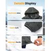 image:imageTBMPOY Mens Puffer Jacket Lightweight Hooded Winter Warm WaterResistant Coat for Ski Casual TravelDeep Gray