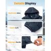 image:imageTBMPOY Mens Puffer Jacket Lightweight Hooded Winter Warm WaterResistant Coat for Ski Casual TravelNavy Blue