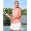 image:imageTBMPOY Womens Sleeveless Golf Shirts Ladies Lightweight Quick Dry UPF 50 Polo Shirts for Tennis Tank TopsFluro Pink