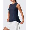 image:imageTBMPOY Womens Sleeveless Golf Shirts Ladies Lightweight Quick Dry UPF 50 Polo Shirts for Tennis Tank TopsNavy Blue